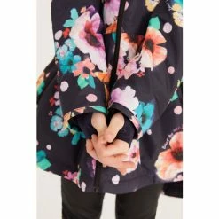 Baker By Ted Baker Navy Floral Rain Mac -Baker by Ted Baker shop unnamed file 96