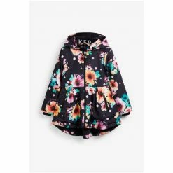 Baker By Ted Baker Navy Floral Rain Mac -Baker by Ted Baker shop unnamed file 97