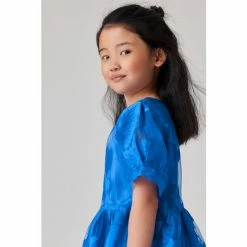 Baker By Ted Baker Blue Floral Jacquard Dress -Baker by Ted Baker shop unnamed file 978