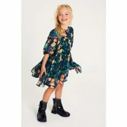 Baker By Ted Baker Navy Chiffon Tier Dress -Baker by Ted Baker shop unnamed file 986